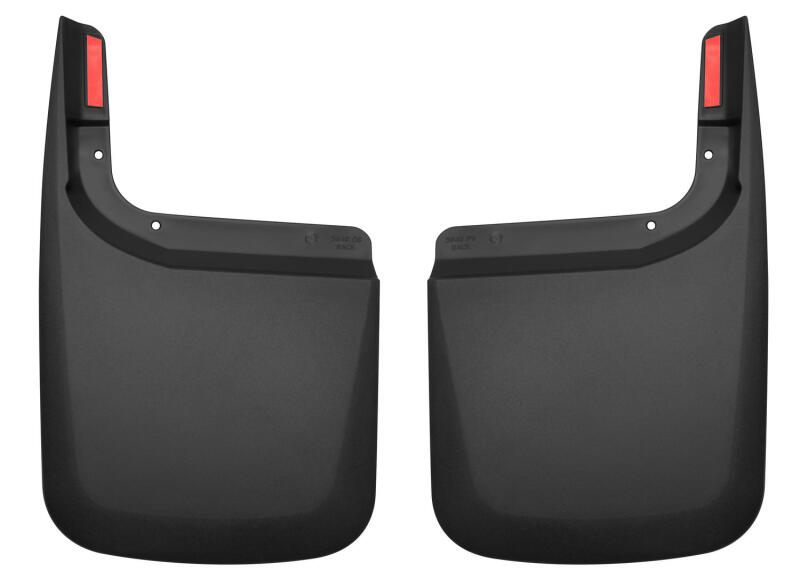 Ford F-250 Mud Guards - Rear - Husky Liners - Custom-Molded - Black - `17-`27